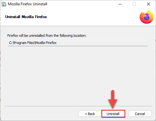 удалить файрфокс 2