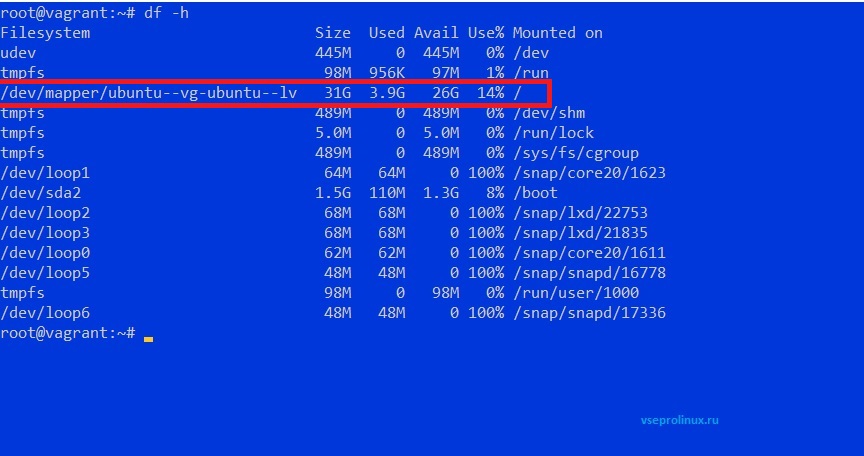Файловая система в убунту