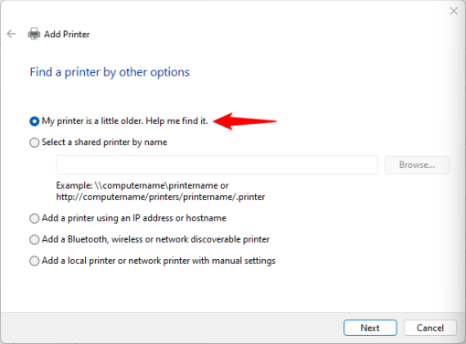Мой принтер немного старше.Помогите найти.