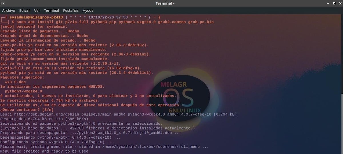 Установка и использование WoeUSB-ng в GNU/Linux — 1