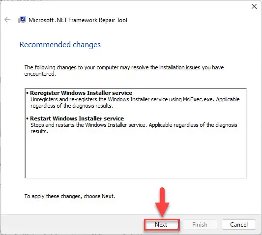 Применить изменения 1