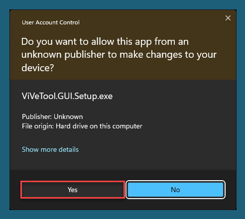Подтвердить UAC