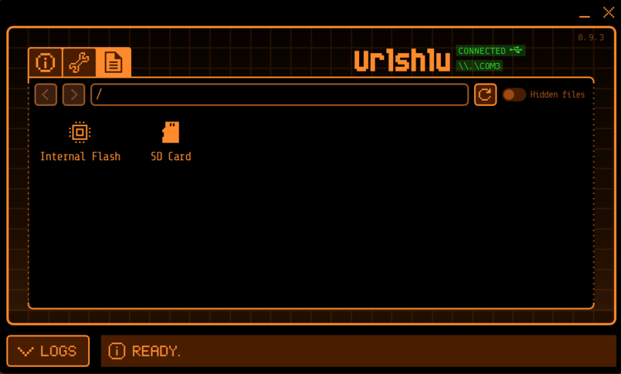 Flipper Zero - файловый менеджер