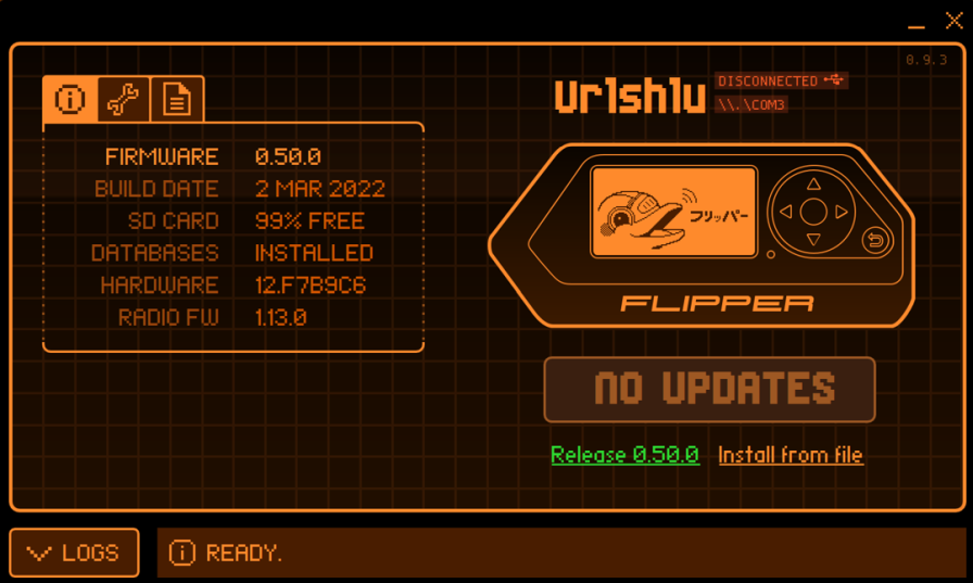 Flipper Zero - файловый менеджер