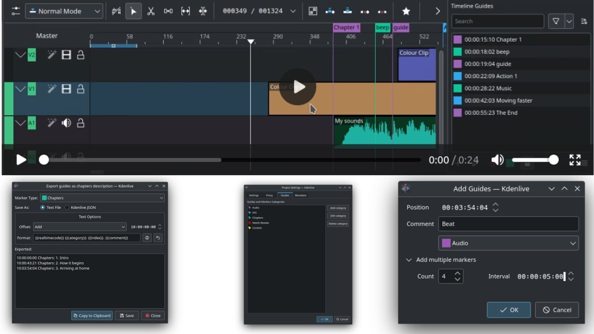 Что нового в Kdenlive 22.12 / XNUMX