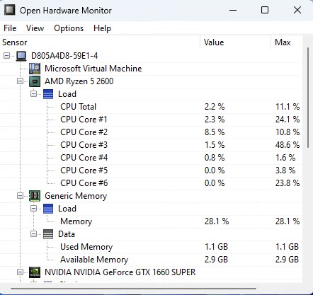 Open Hardware Monitor
