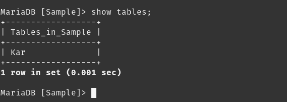 Переименование таблицы в MySQL MariaDB