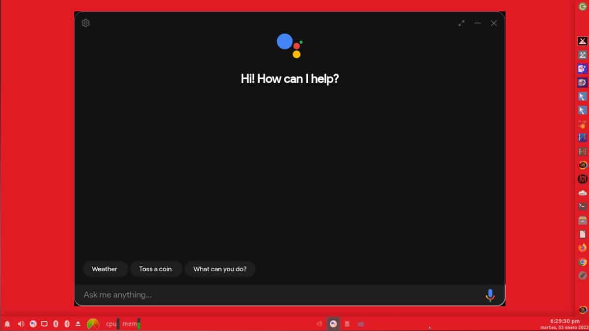 Личный опыт работы с неофициальным рабочим столом Google Assistant