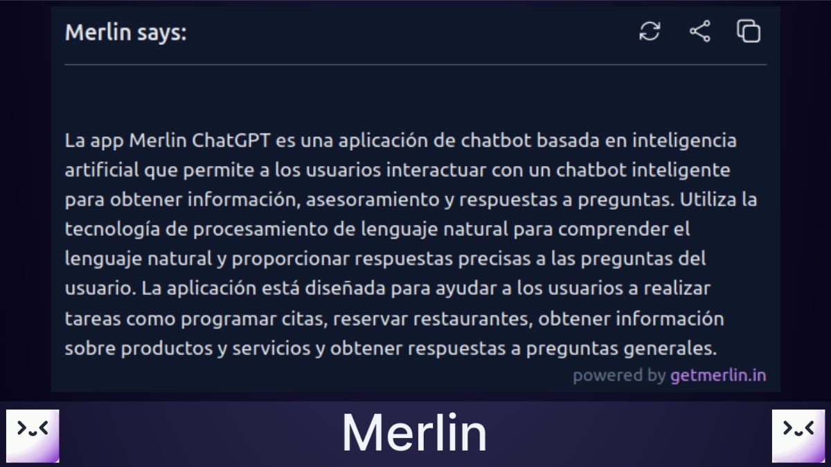 Merlin ChatGPT: приложение для чат-ботов на основе искусственного интеллекта.