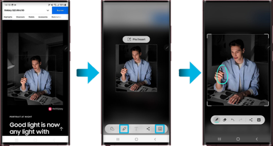 Сделайте снимок экрана, отредактируйте его и сохраните.