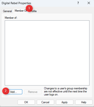 Откройте вкладку «Участник» и нажмите кнопку «Добавить».