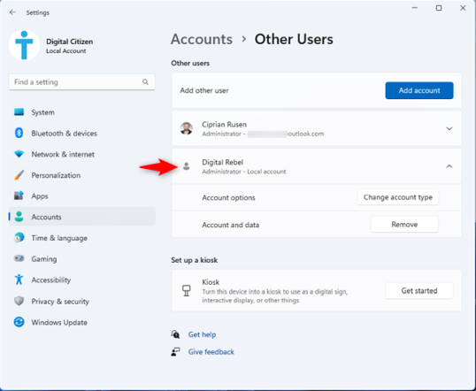 Выбранный пользователь теперь установлен как администратор