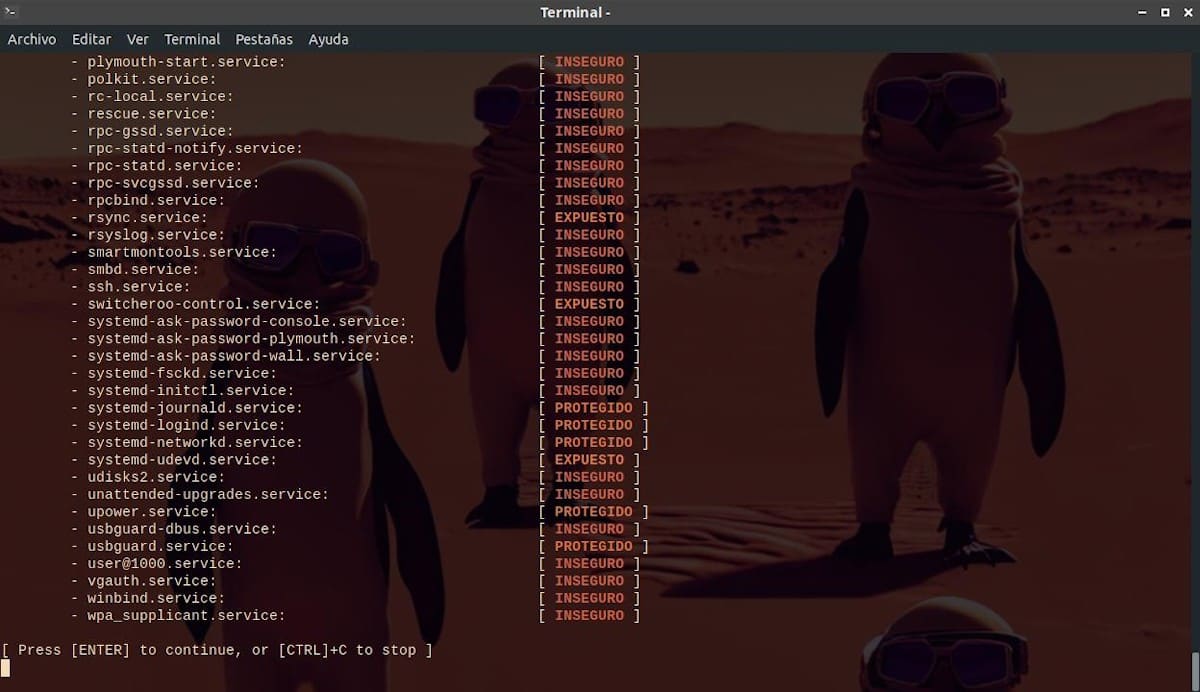 Lynis - Информация о загрузке - Скриншот 5