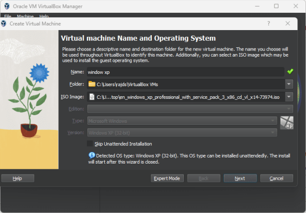 Добавьте ISO-образ Windows XP