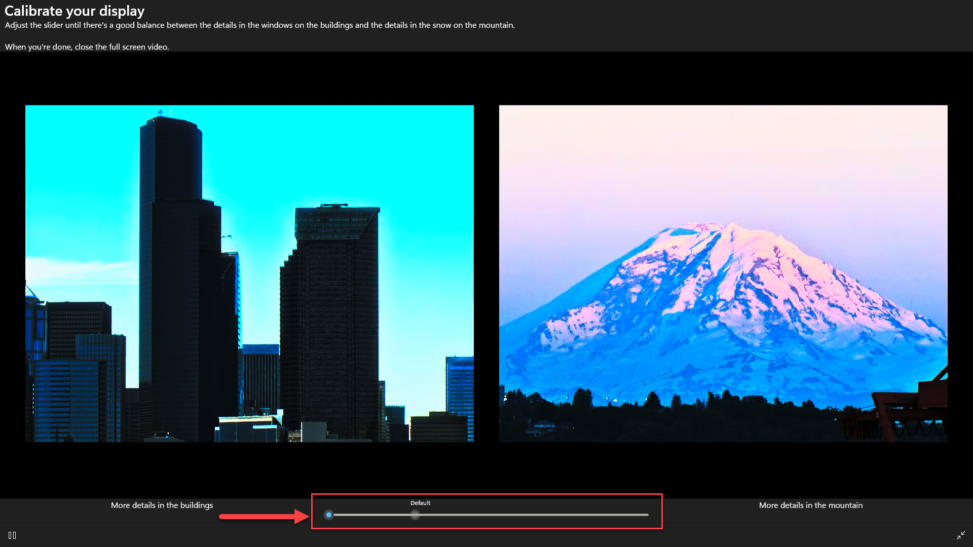 Калибровка HDR-дисплея с помощью встроенного инструмента калибровки HDR в Windows 11