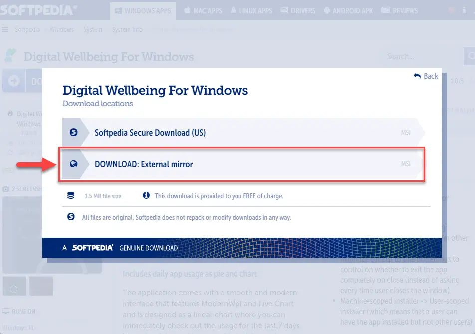 Использовать загрузку с внешнего зеркала