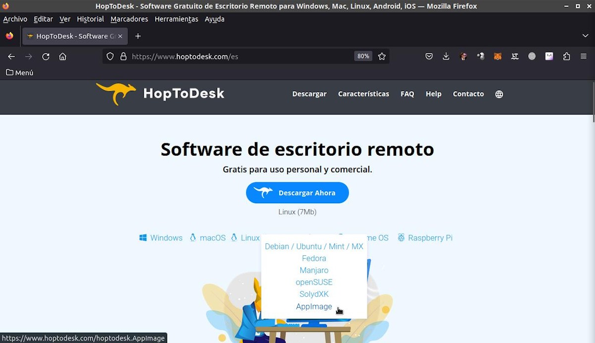 Загрузка и установка HopToDesk - 1