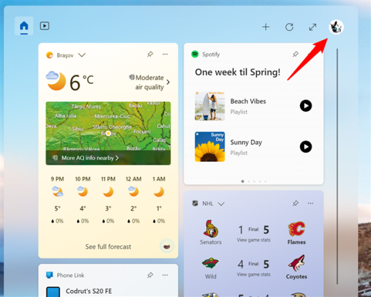 Как получить доступ к настройкам виджетов Windows 11