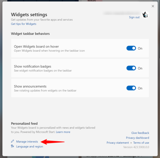 Как персонализировать ленту новостей в виджетах Windows 11