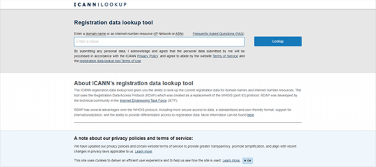 Поиск по веб-сайту ICANN