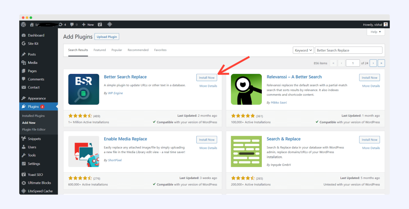 Лучший поиск заменить плагин