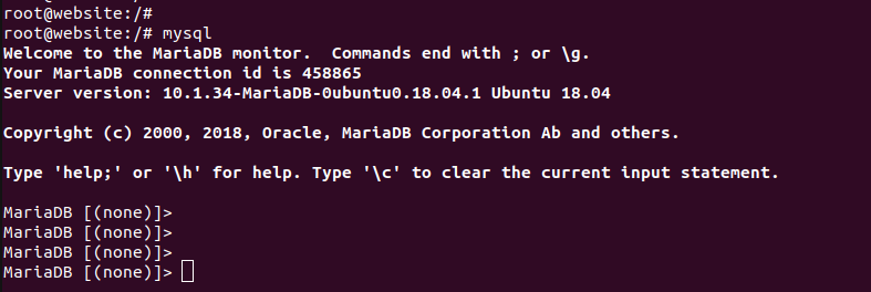 Создание пользователя MySQL