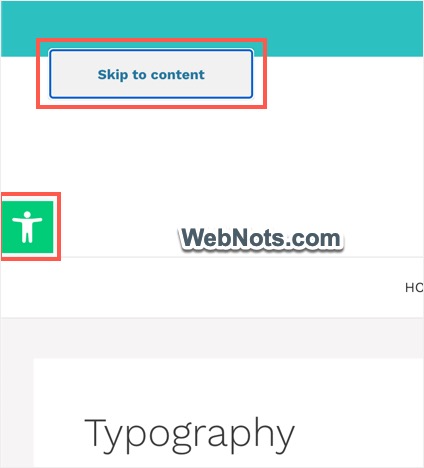 Перейти к панели инструментов «Контент и специальные возможности»