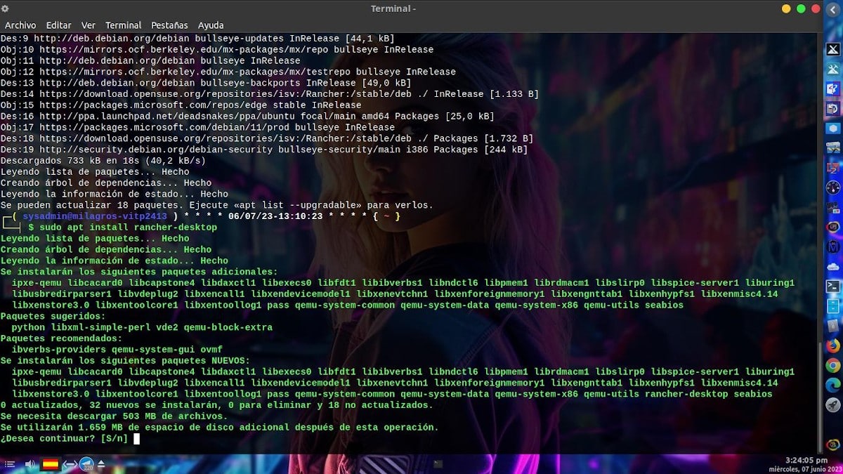 Установка в Debian GNU/Linux - 2