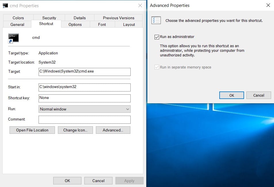 командная строка администратора