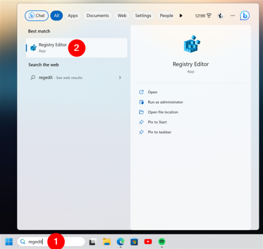 Как открыть редактор реестра в Windows