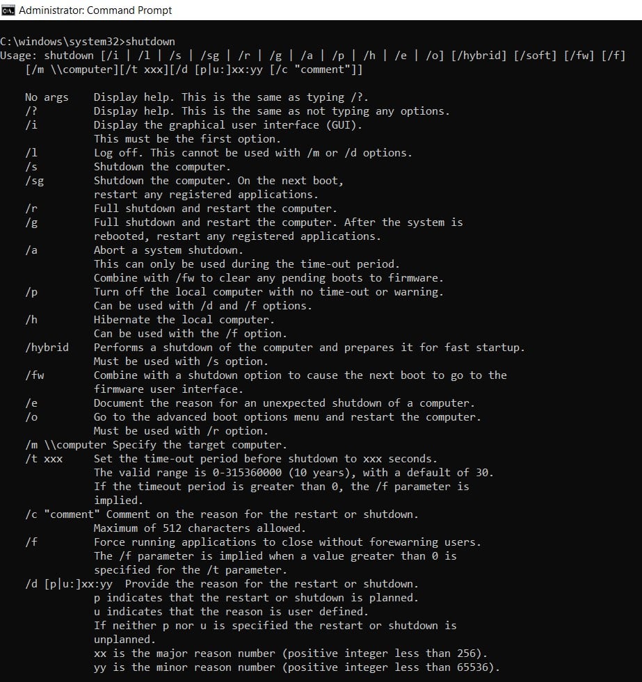 различные отключения