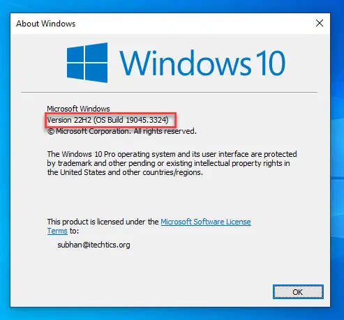 KB5029244 успешно установлен на Windows 10 22H2