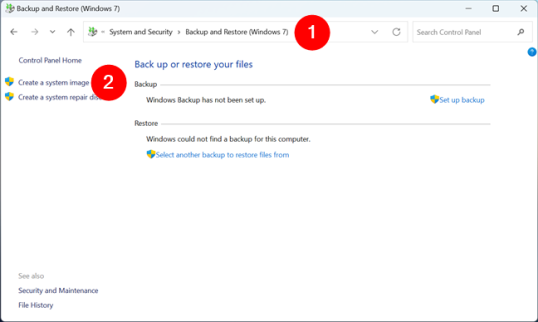 Создать образ системы