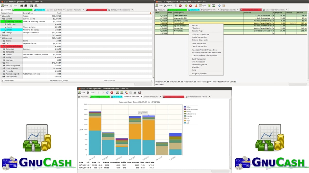 GnuCash 5.3: новая версия обслуживания