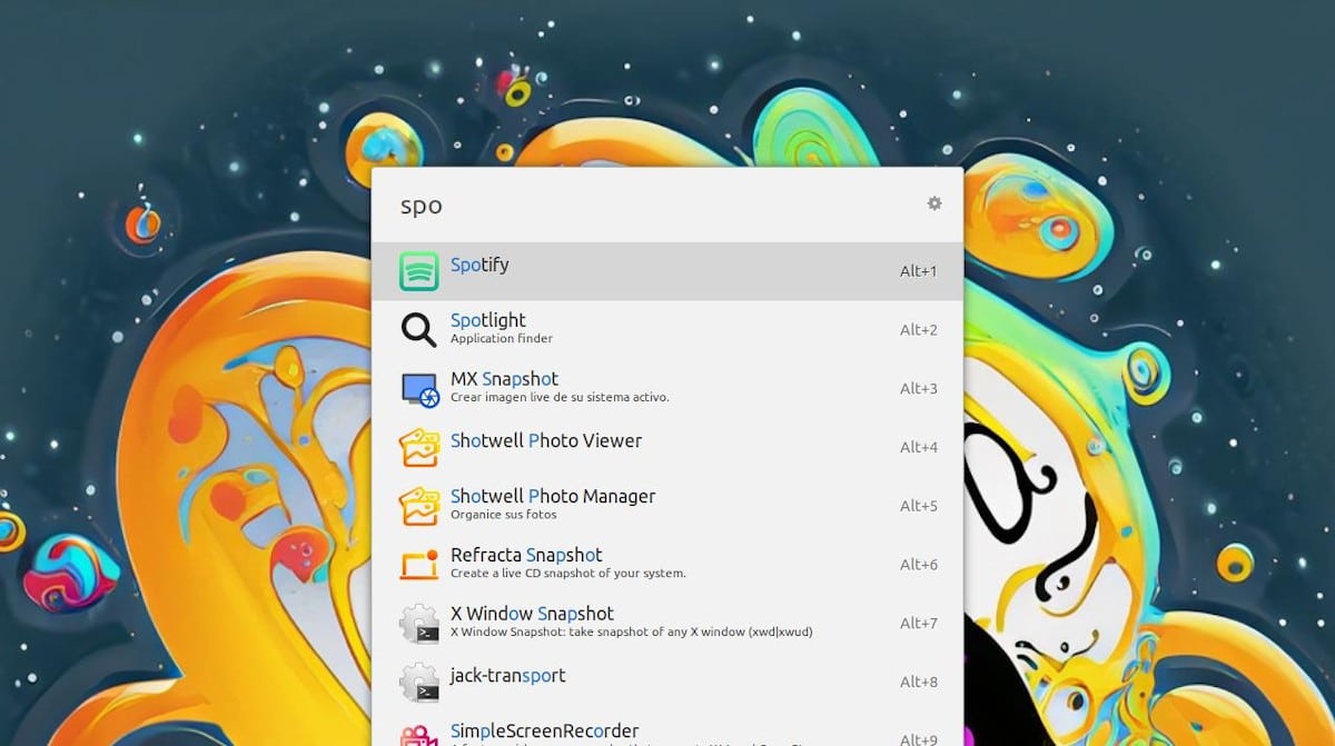 Spotify в Linux — скриншот 1