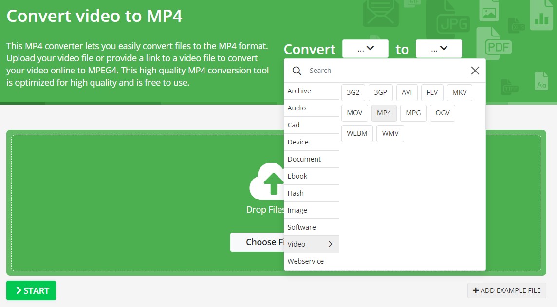 Video online convert