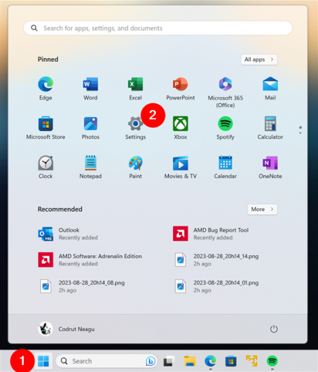 Как открыть настройки в Windows 11