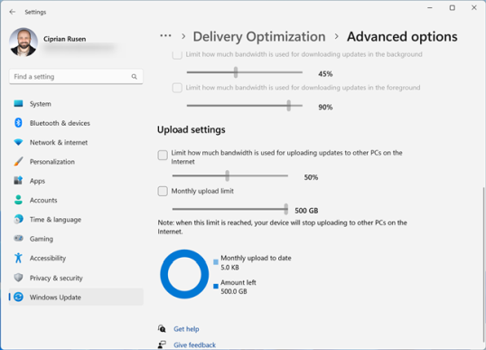 Установите настройки загрузки для оптимизации доставки.