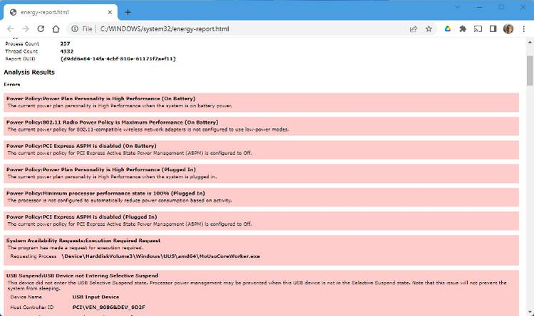 Сведения о батарее windows 11