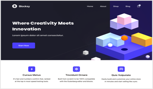 Блочная тема