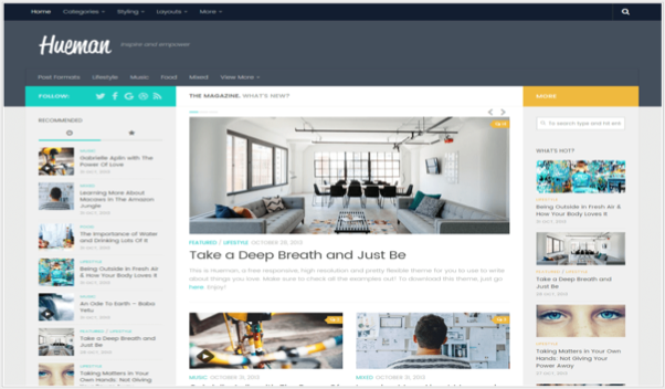 Тема Hueman WordPress