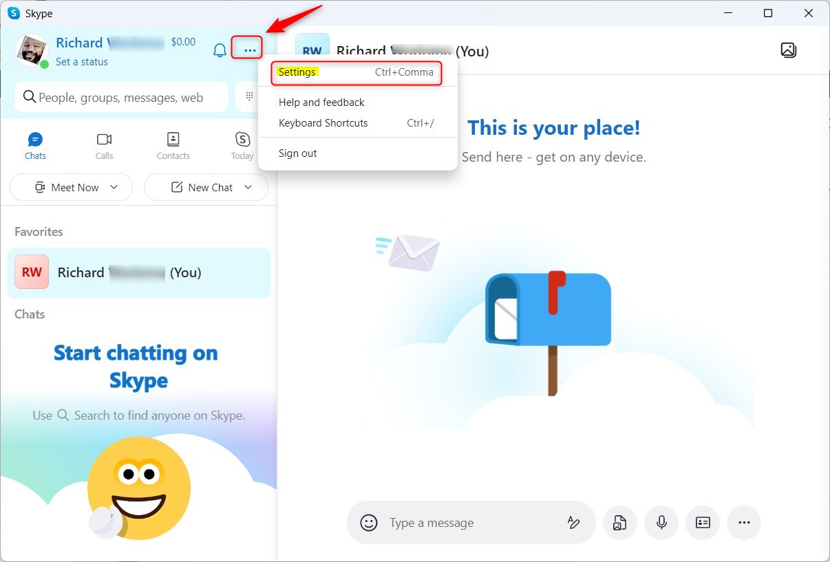 Включите или отключите глобальные горячие клавиши в Skype