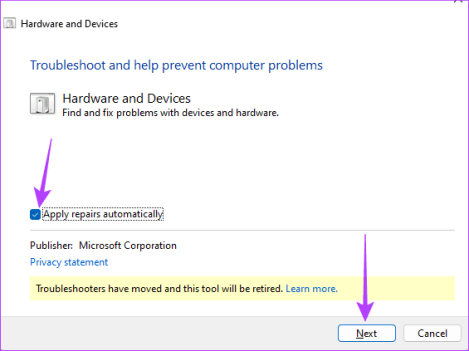 Автоматическое применение исправлений 1