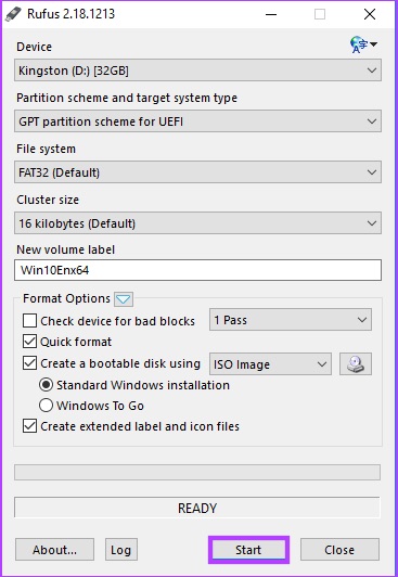 Загрузочный Руфус