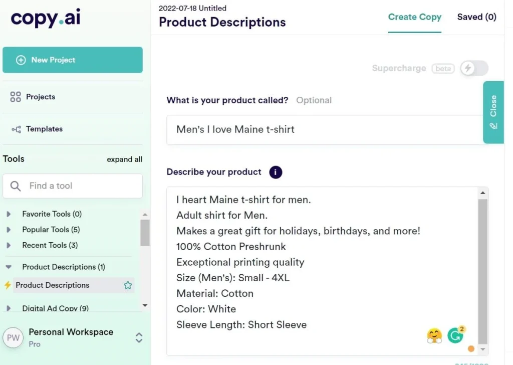 Copy-AI нейросеть