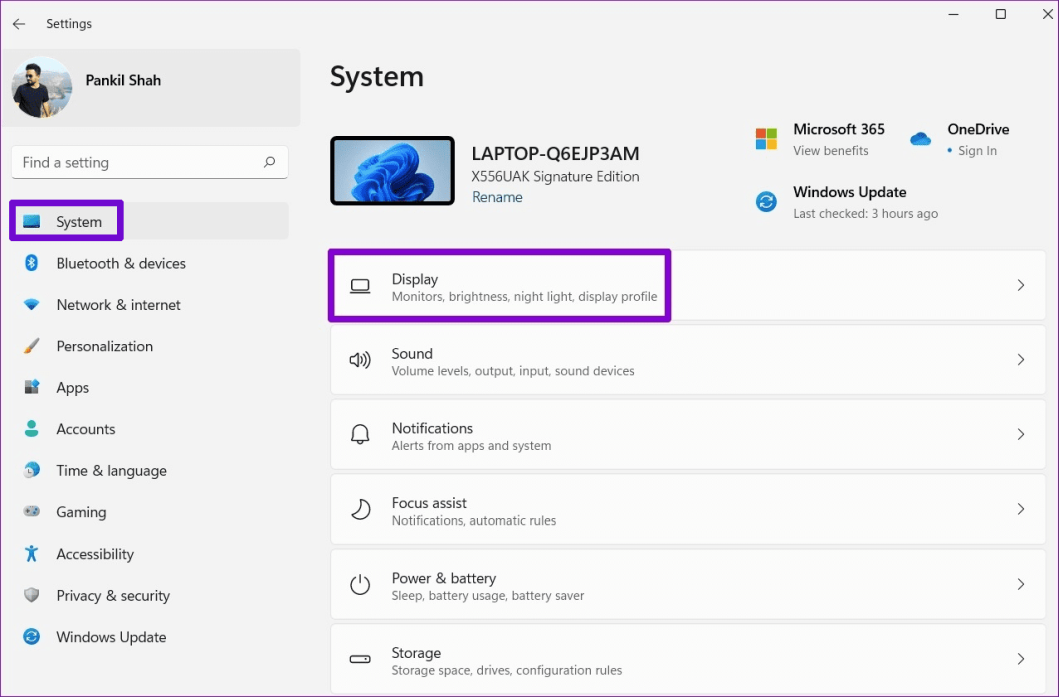 Настройки отображения в Windows