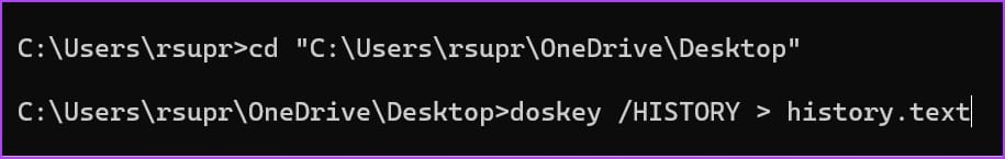 Экспортировать историю