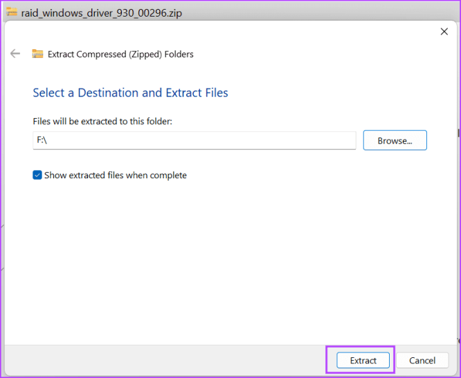 Извлечь драйверы