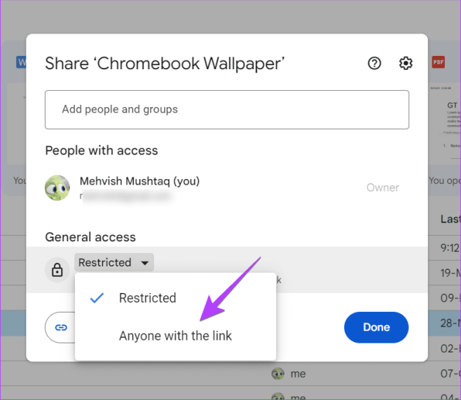 Google Drive ПК поделиться файлом с кем угодно ссылка