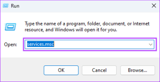 Запустите приложение сервисов